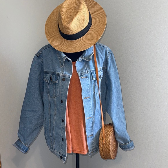 Elia Cher Jackets & Blazers - Light Wash Denim Jacket